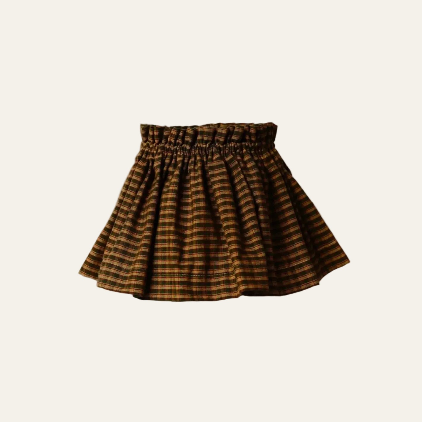 Check Lampshade on a white background