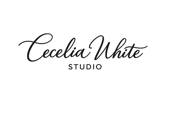 Cecelia White Studio logo on a white background